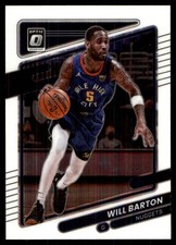 Will Barton 2021-22 Donruss Optic #61 Nuggets NBA READ FREE SHIP AutographDen