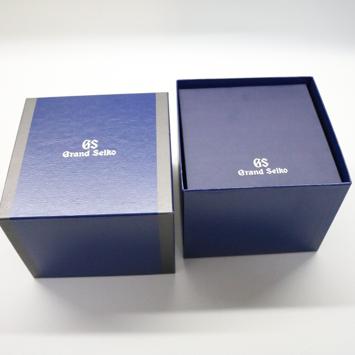 Grand Seiko Empty Box Watch Case Blue Black from Japan | eBay