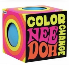 Schylling NEEDOH Color Changing PINK/BLUE/YELLOW Stress Ball Squishy