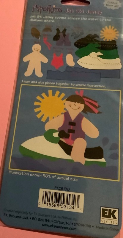 EK Success- paperkins Jet ski Janey- new in package