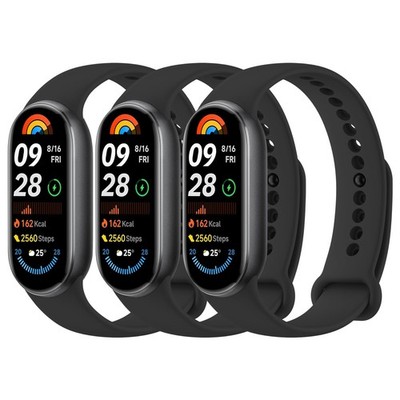 Bands Compatible with Xiaomi Smart Band 10/9/8 for Women Men 3-Pack Soft