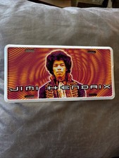 Jimi Hendrix Vintage Official Liscence Plate