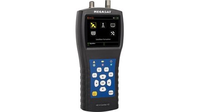 Megasat Sat-/Pegel-Messgerät HD 4 Combo V2 für DVB-S/S2/T/T2/C/C2, 6,9-cm-Farbdi