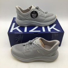 Kizik London Harbor Mist Grey Hands-Free Step In Sneakers Womens Size 8 NEW