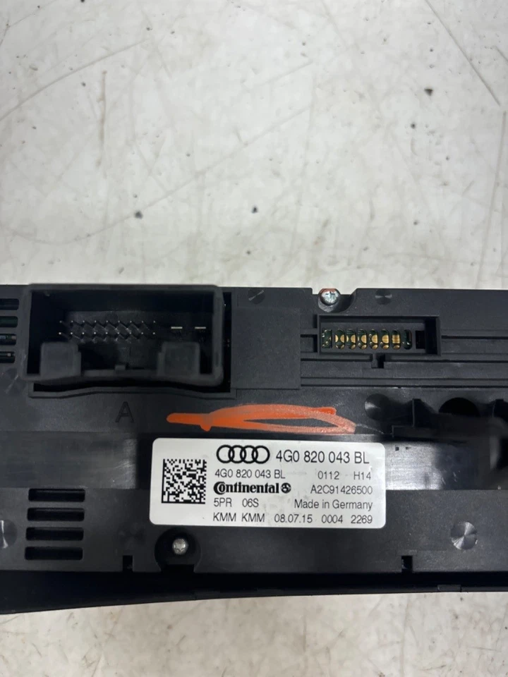 Audi S6 4G C7 (2015-2018) Heater Control Panel 4G0820043BL - Image 3 of 4
