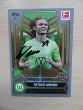 Patrick Wimmer autograph signed TC Topps Bundesliga "VFL Wolfsburg 2023/24"
