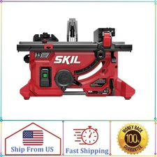 SKIL TS6328-00 13 Amp 8-1/4" Compact Portable Jobsite Table Saw with Rack...