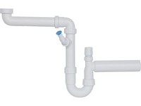"Raumsparsiphon Pp DN40 (11/2\") Mit RohrbelüFter,Abgangsrohr DN50"