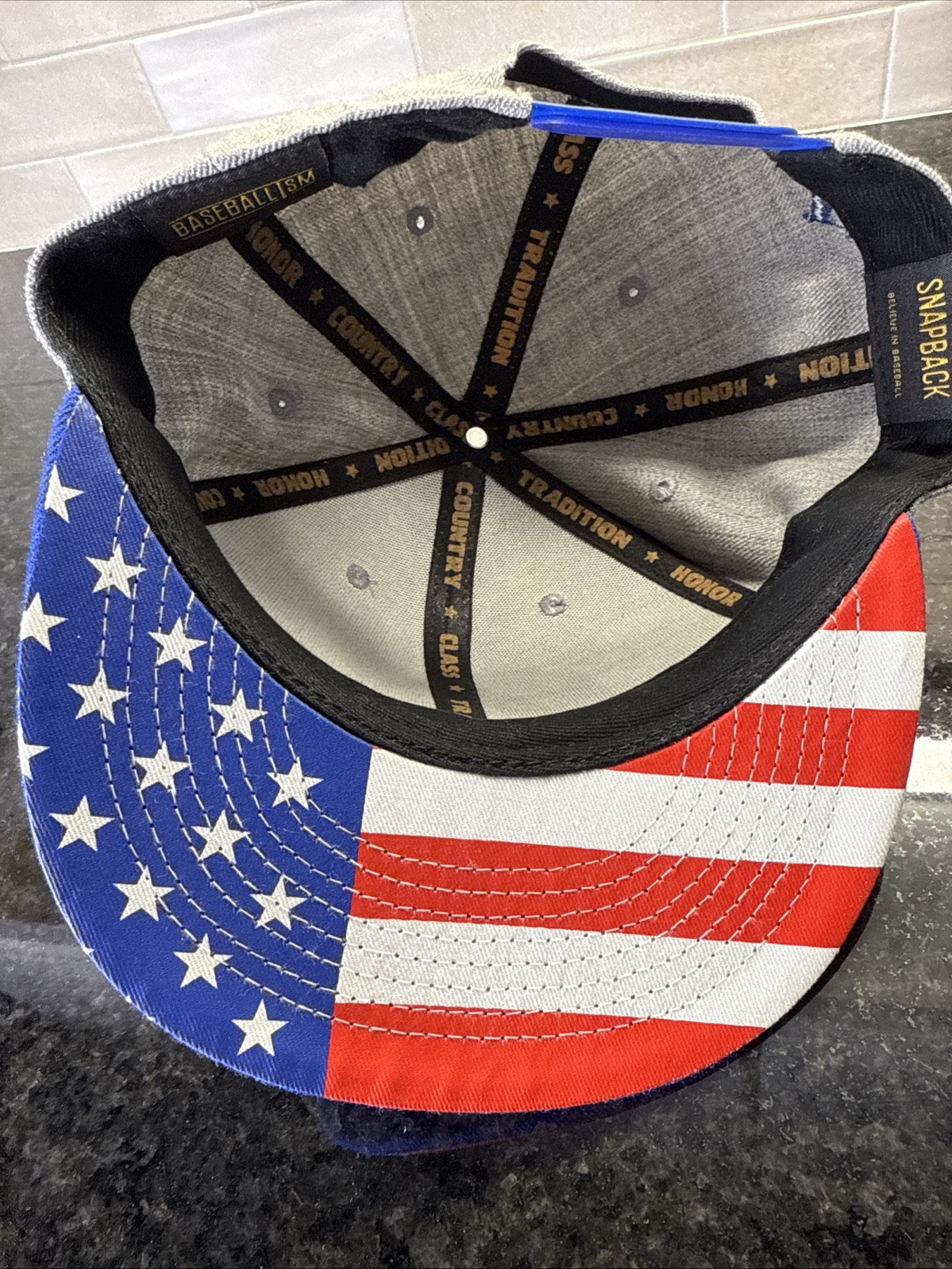 Baseballism Hat Cap Strapback Embroidered America… - image 14