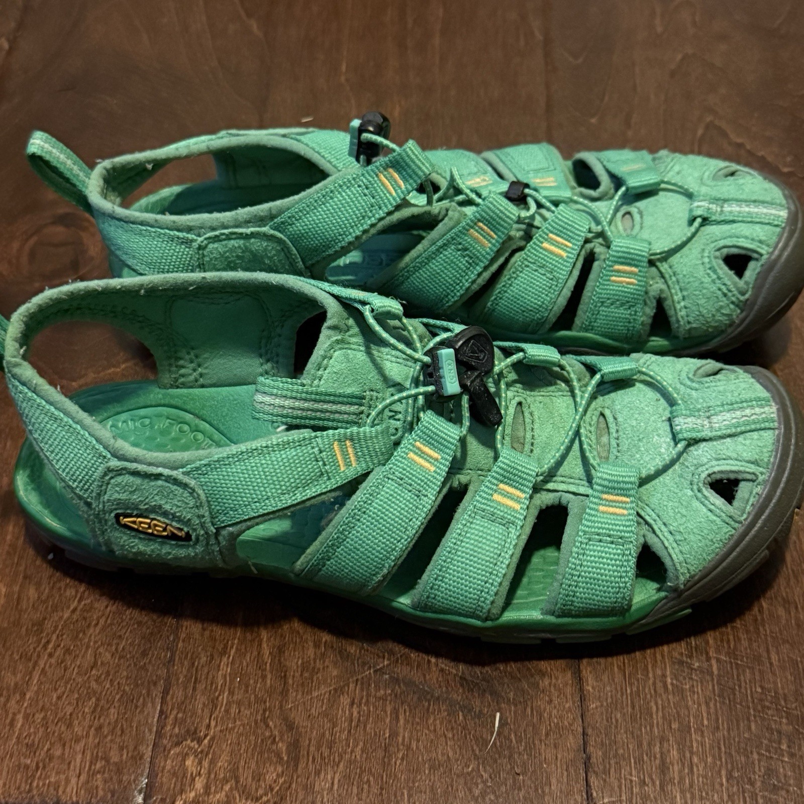 Scarpe da trekking Keen Newport New H2 CNX verdi acqua donna 8