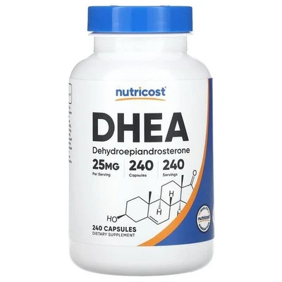 DHEA25 , 240 capsule vegetariane by NUTRICOST 25mg !! CONSEGNA GRATUITA !!