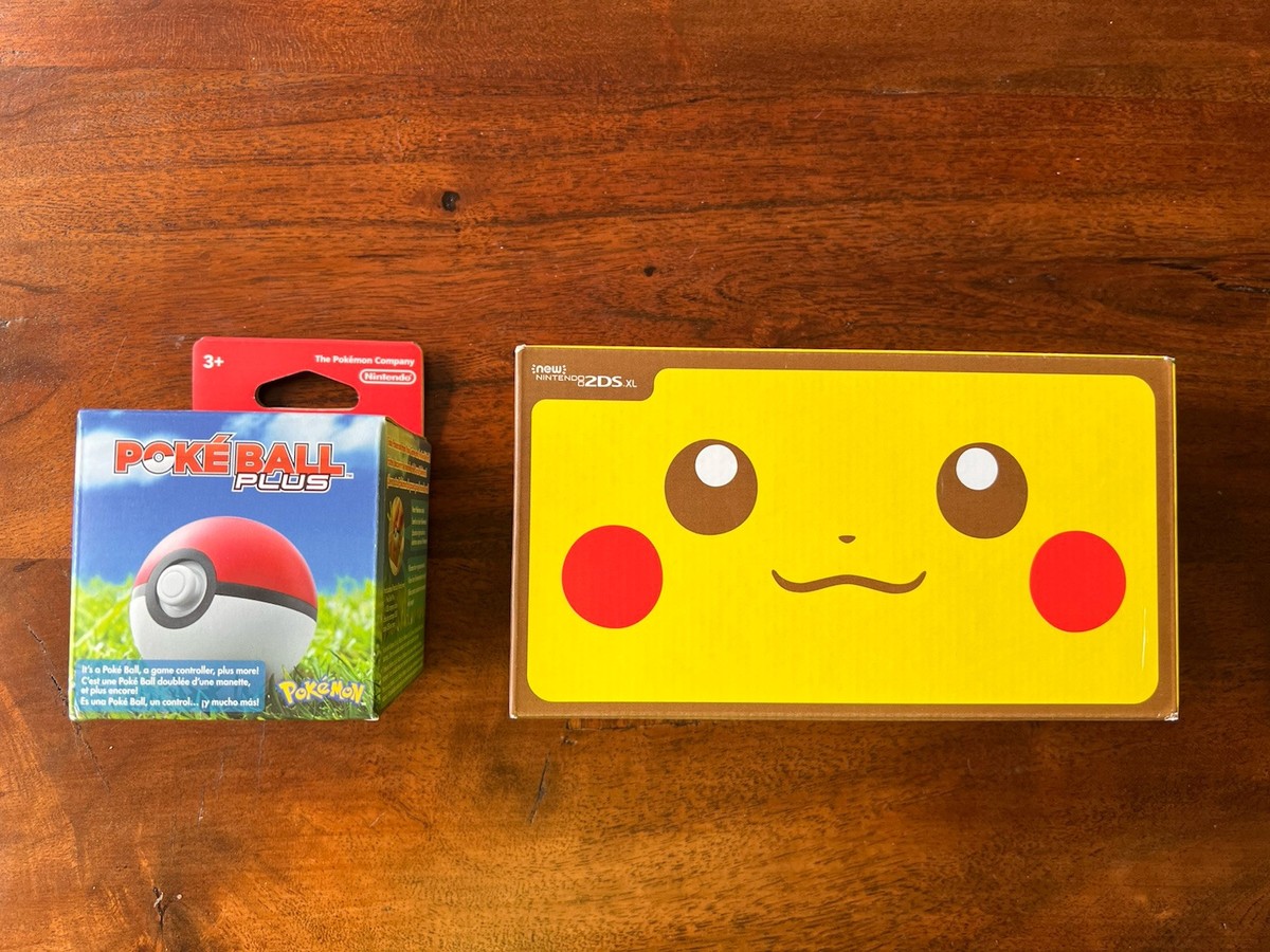 BRAND NEW 2DS XL Pokemon Pikachu Yellow Limited System, Pokeball