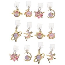 12PCS Cell Phone Plug Charms - Type C Dust Plug Charm - Rhinestone Mobile