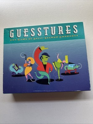 Guesstures The Game Of Split-Second Charades Milton Bradley Complete