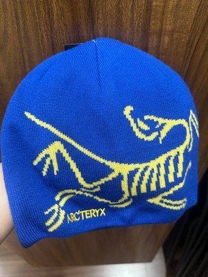 Arc'teryx Bird Head Toque Blue Wool Beanie Hat Unisex Winter Ski