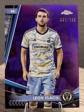 2024 Topps Chrome MLS Leon Flach Philadelphia Union #12 Purple Refractor /199