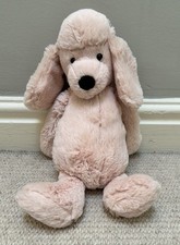 Jellycat Bashful Poodle Medium Soft Plush Toy 30cm, Good Condition Without Tags