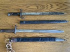 LOT OF 2 WW1 ERA MAUSER RIFLE BAYONETS SPANISH ARGENTINE — photo 1