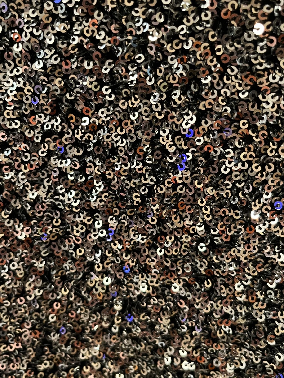 Abito Michael Kors Piombo Argento Nero Paillettes Cambio Taglia XL