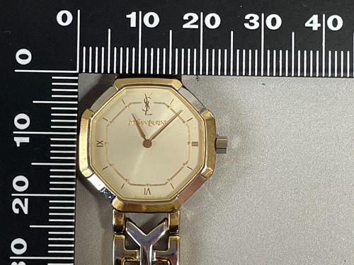 Yves Saint Laurent YSL 2200-241762 【US Stock】 Octagon Ladies Quartz Watch N.MINT - Picture 9 of 10
