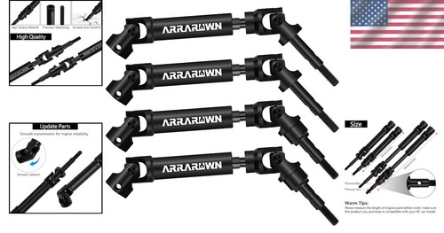 Actualiza tu auto de radiocontrol: 4 piezas ejes de transmisión CVD de alta calidad para modelos Traxxas 1/10 - Imagen 2 de 9