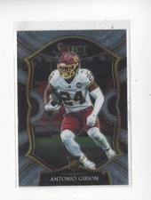 2020 Select #72 Antonio Gibson RC Rookie Washington Redskins