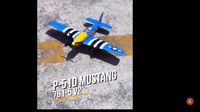 Eachine P-51 Mustang V2 400mm Wingspan RC Warbird AU Stock | eBay