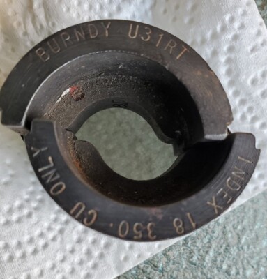 Utensile A Compressione Burndy U170 Index 170 12 Ton – Usato USA - Foto 4
