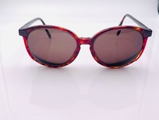 Vintage Silhouette M1159 Tortoise Red Round Sunglasses Austria FRAMES ONLY