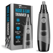 Water Resistant Nose Eyebrow Trimmer & Ear Hair Remover Beard Shaving Clipper
