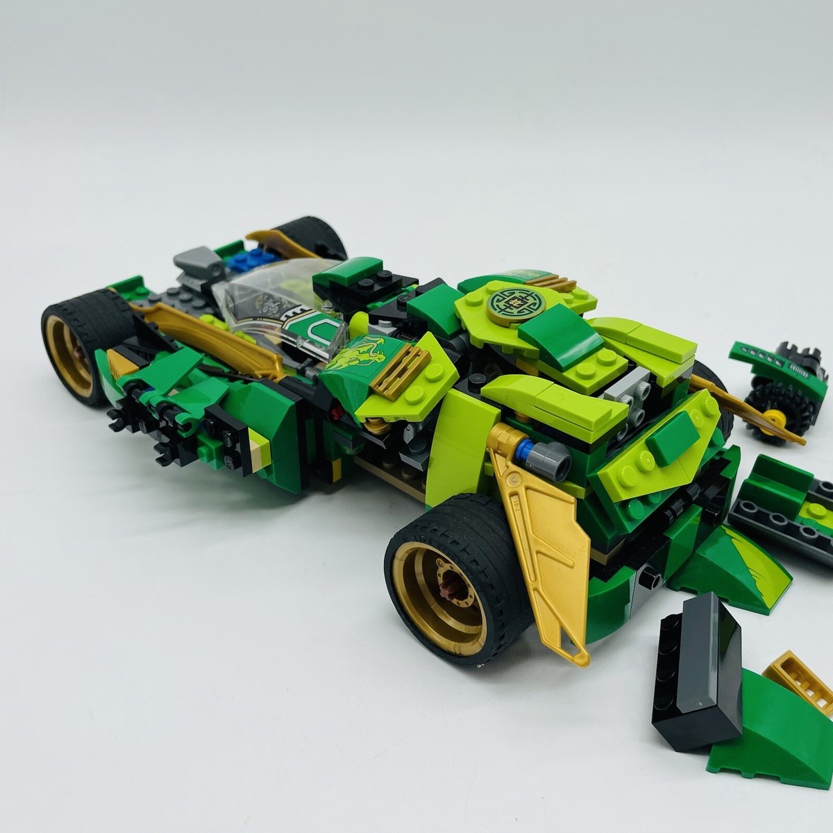 LEGO Ninjago Ninja Nightcrawler 70641 Green Incomplete