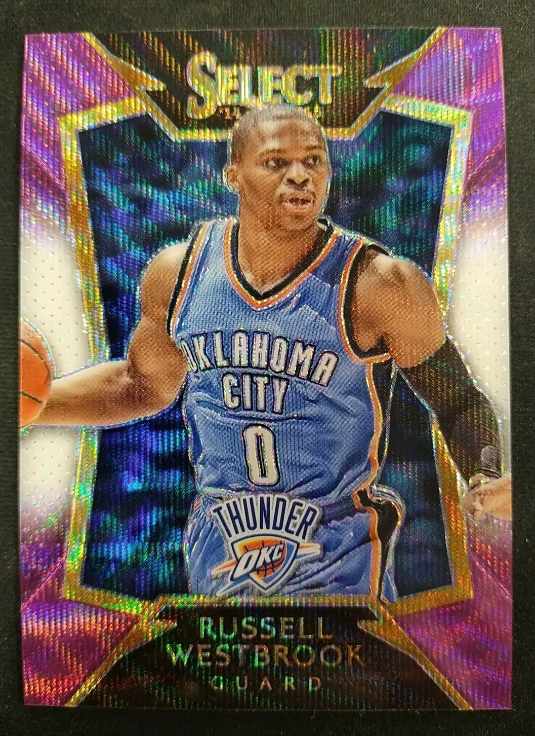 2014-15 Select Russell Westbrook Purple & White Prizm OKC Thunder #78 *BCGUYS*