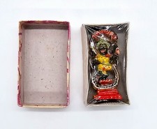 Hindu Deity Figure Kali Black Goddess Mini Handmade Sealed in Orig Box 4 Arms