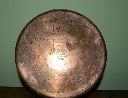 REVERE WARE 6 QUART STOCKPOT 89f POT COPPER CLAD USA STAINLESS NO LID - Picture 3 of 5