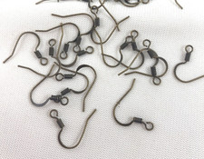 100 pcs Antique Brass Ear Wire French hook Earrings c16