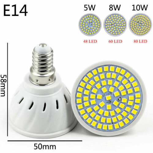 MR16 GU10 E27 E14 LED Bulbs 5W 8W 10W Ultra Bright 2835 SMD COB Spot Light 220V - Picture 15 of 16