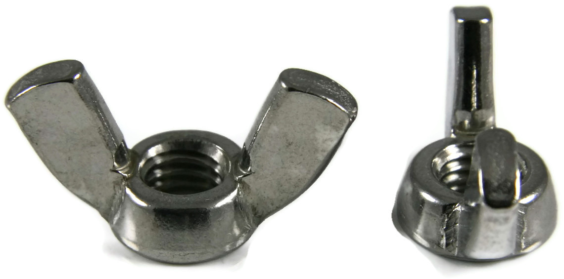Marine Grade 316 Stainless Steel Wing Nuts - All Sizes - QTY 100
