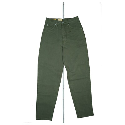 Edwin Newton Slim Womens Jeans Trousers 80s Carrot Fit Legend W27 L28 Used Green NEW