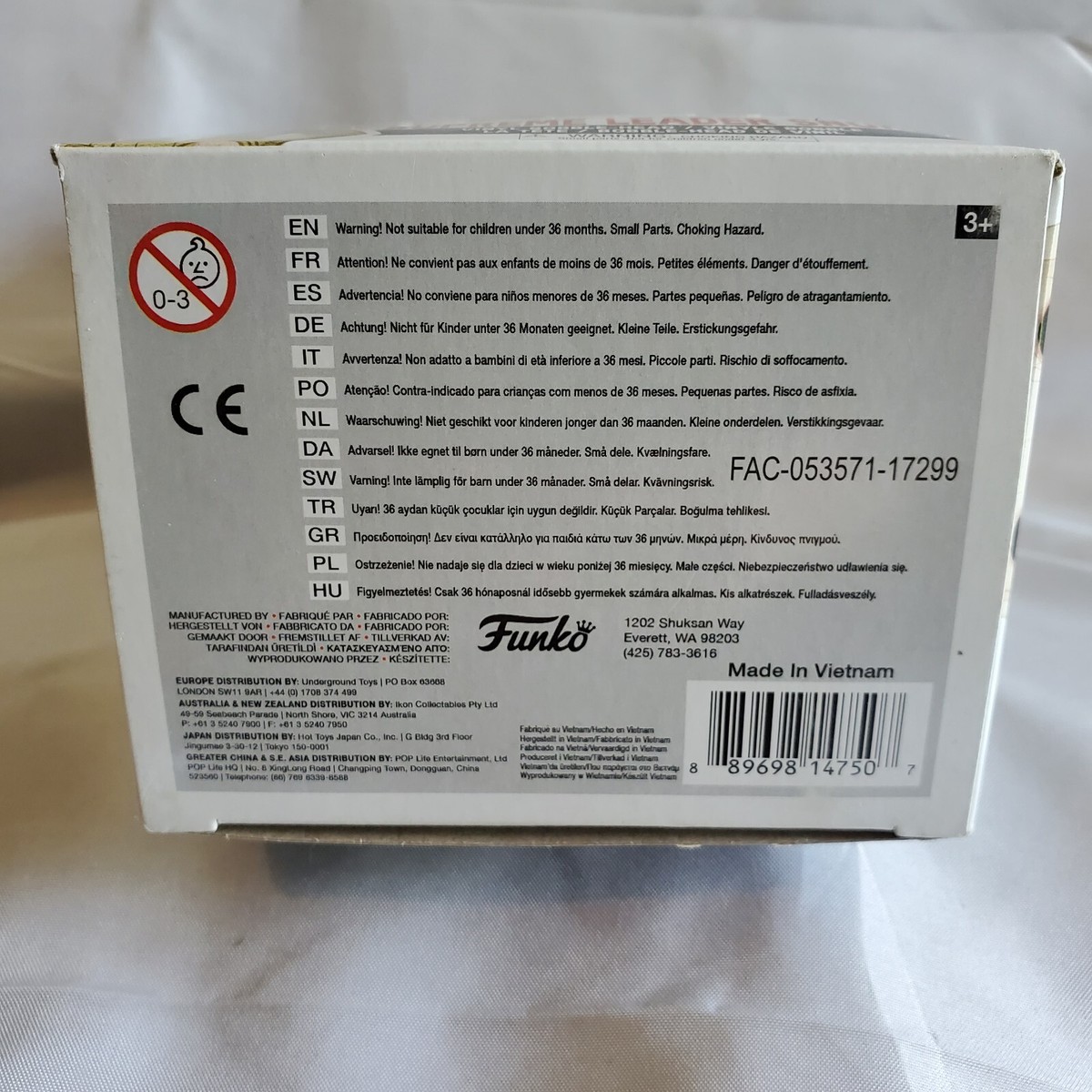 Funko Pop! Vinyl Star Wars Supreme Leader Snoke #199 889698147507