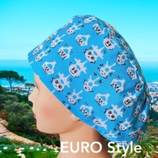 PREMIUM Spine Scrub Euro Style Surgical Cap, MD, CNA, OR, NP, Gift