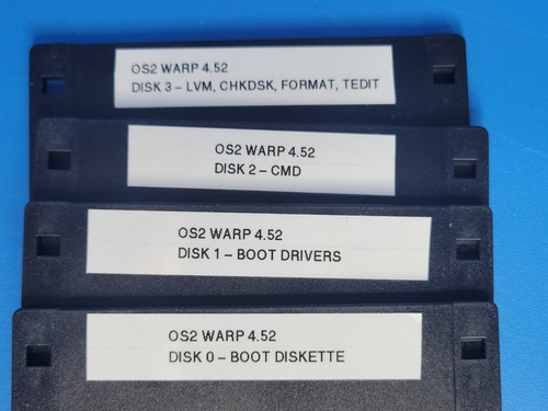IBM OS/2 Warp Version 4.52 3.5" 1.44MB Floppy Disk Command Line Media CLI OS2 - Picture 8 of 8