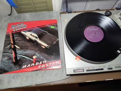  April Wine , Harder Faster ,  ST-12013 Capitol Records Played And Tested VG+