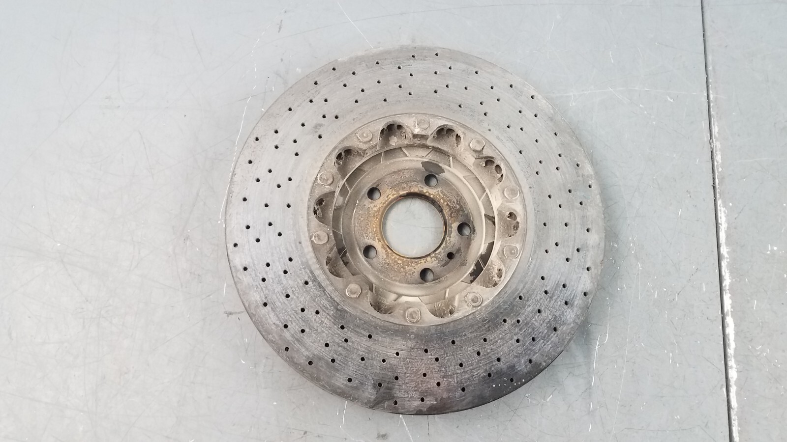 2019 McLaren 600LT 600 LT Left Front Carbon Ceramic Brake Rotor #6618 H2