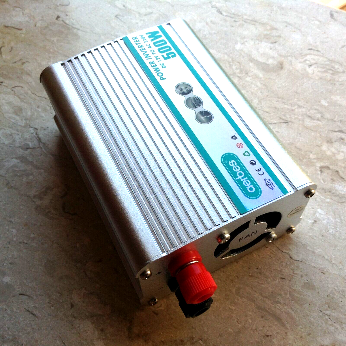 BELTTT Inverter Auto 12V A 220V 500W – Convertitore Con 1 Presa EU, 4 USB, Display LCD E Porta Accendisigari, Per Camper, Camion E Fotovoltaico - 2