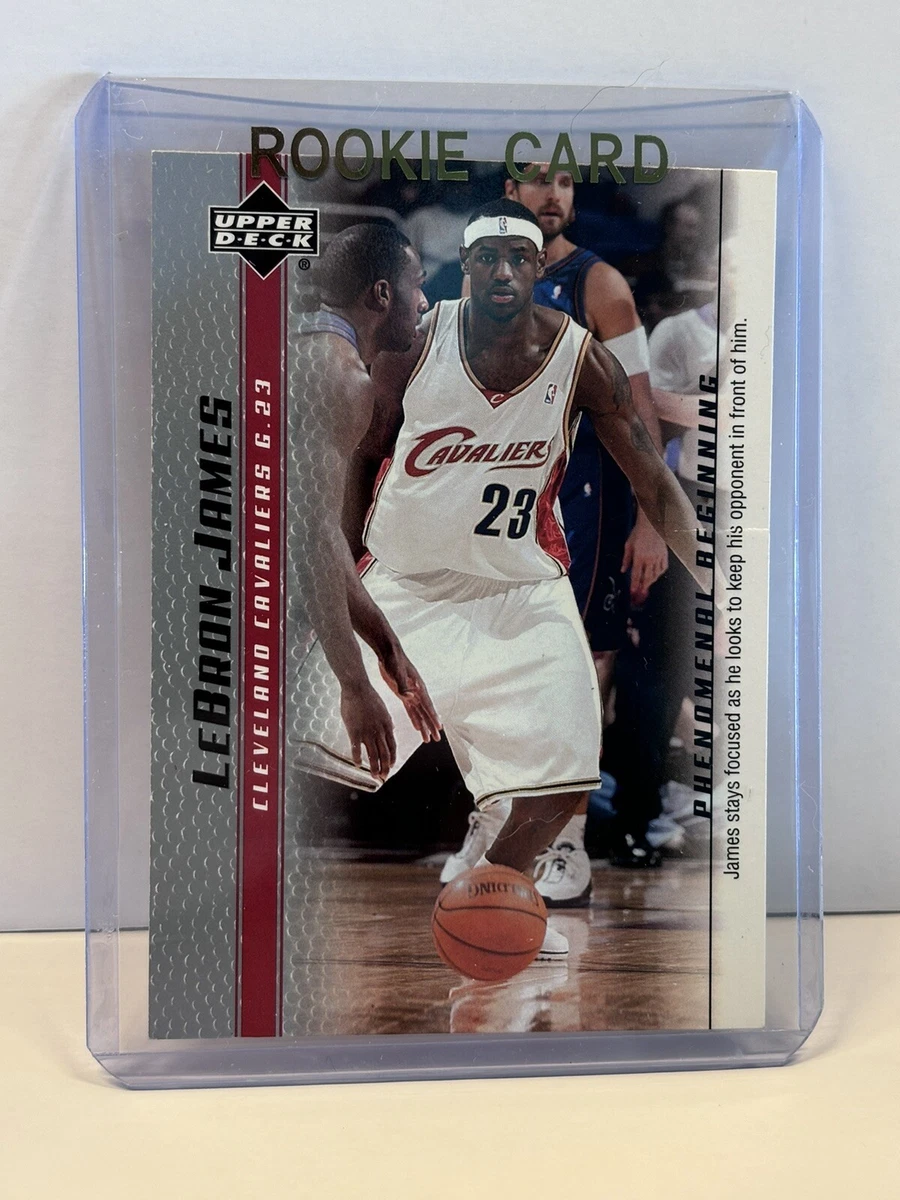 LeBron James Basketball Rookie ungraded Sports Trading Cards LeBron James Basketball Rookie ungraded Sports Trading Cards