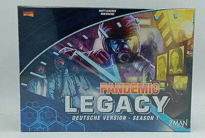 Z-Man Games Pandemic Legacy Season 1 blau Pandemie Seuche Spiel NEU in Folie