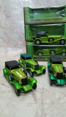 MATCHBOX MODELLE von GESTERN klein ""grün"" Mercedes Benz SS Coupé Sammlung - Bild 12 von 12