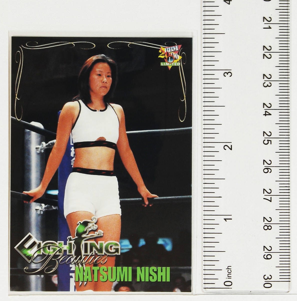 NATSUMI NISHI - 2000 Limited BBM Women's Pro-Wrestling Trading