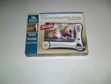 Journeys Edge Digital Voice Recording Photo Frame With Built In Clock