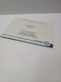 Bases Loaded 2 II:Second Season Nintendo NES 1990 Authentic Game Cart & Manual